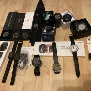 Lot of Watches: Apple, Timex, Others. All New All (except 1) fully functional